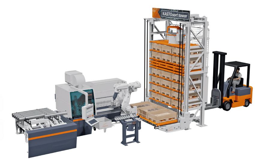New Kasto robotic and storage system for compact spaces