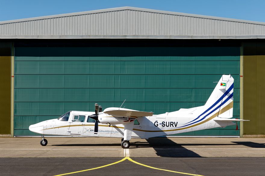 Britten-Norman delivers first Islander BN2T-4S to Guyana 