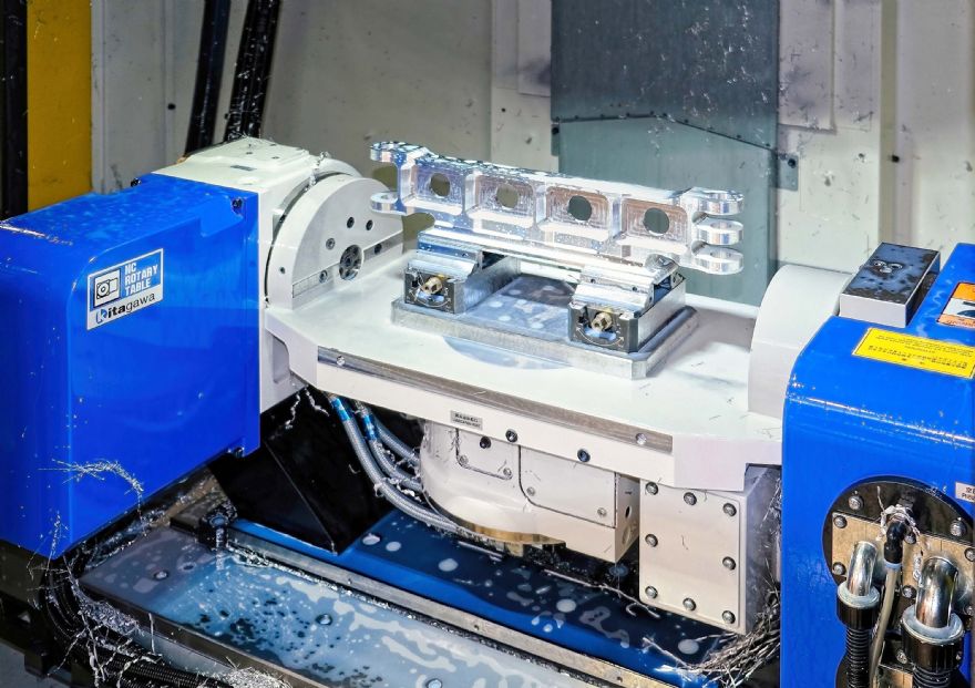 New compact rotary table for 5-axis machining 