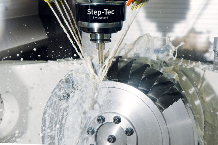 A driving force for impeller machining 
