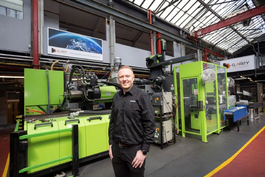 Clarity Plastics makes 1500 tonne press investment