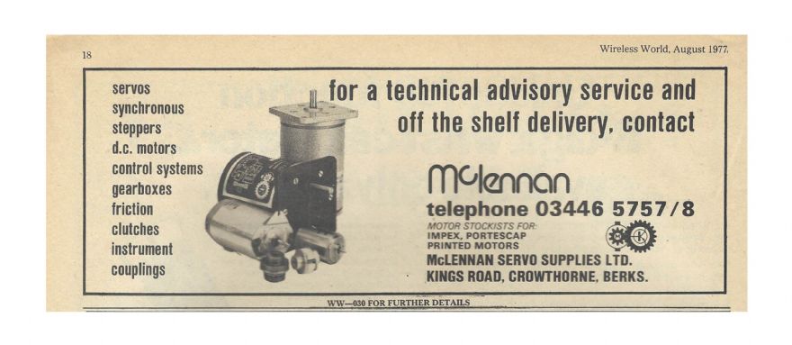 Mclennan celebrates 50 years in motion control