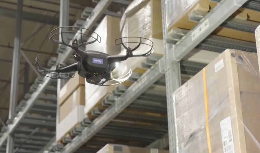 Flying warehouse drones win IERA award