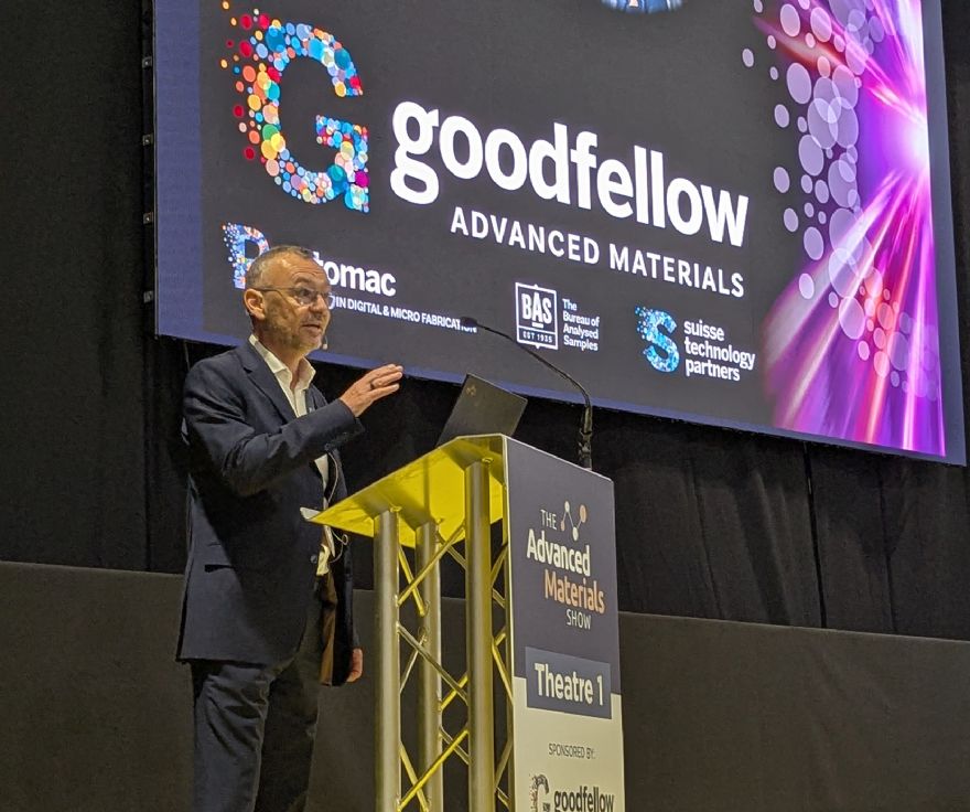 Goodfellow focuses on growth at Advanced Materials Show