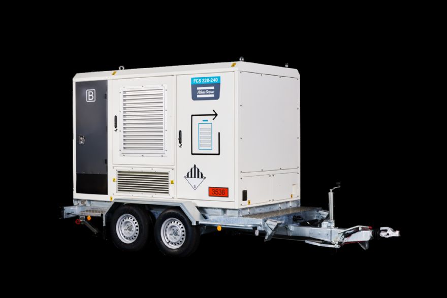 Atlas Copco launches new mobile rapid charging station