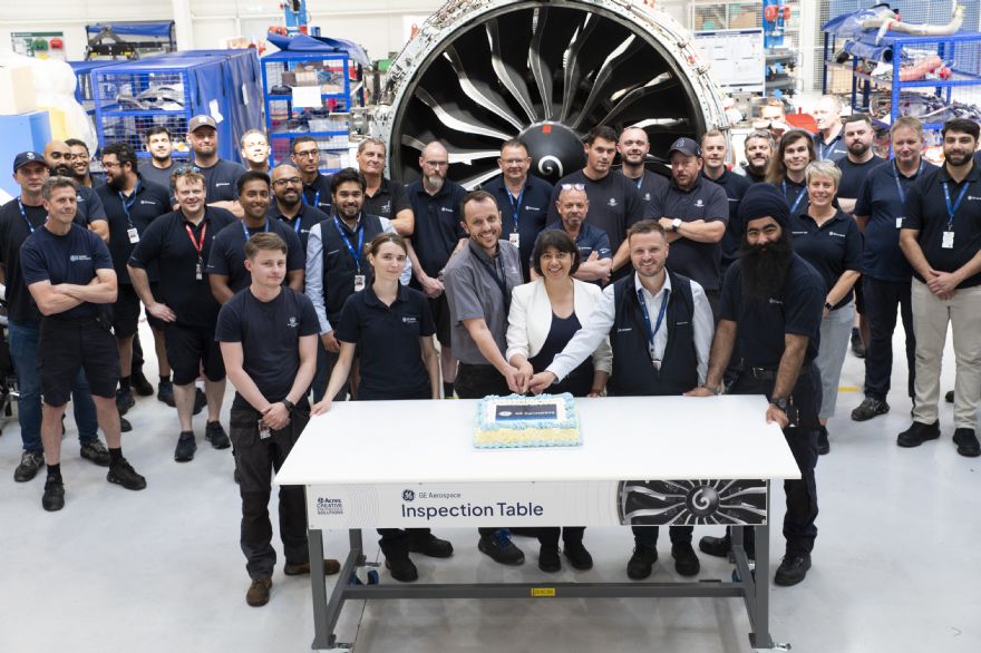 GE Aerospace welcomes MP to Heathrow on wing support facility