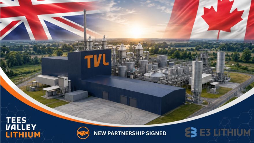 TVL signs lithium partnership with Canada’s E3 Lithium