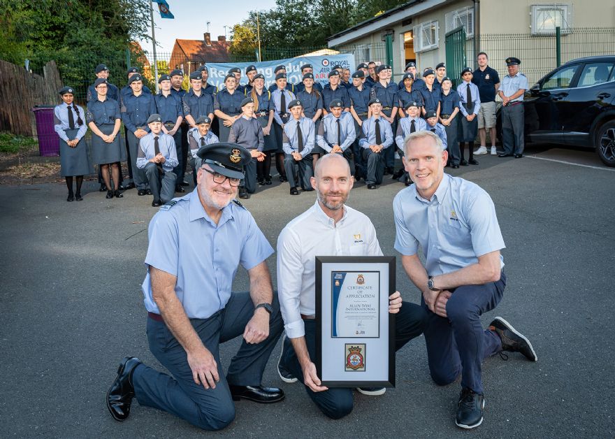 Air Cadets take off with £5000 grant from AWI