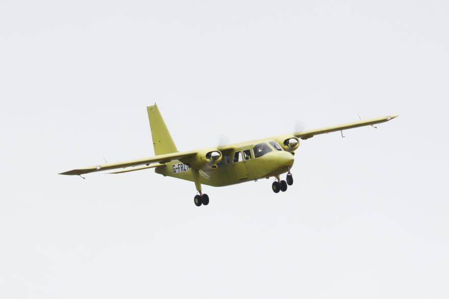 British built Britten-Norman Islander completes first flight 