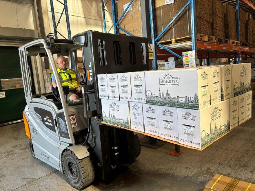 B&B Attachments helps Ahmad Tea maximise container capacity