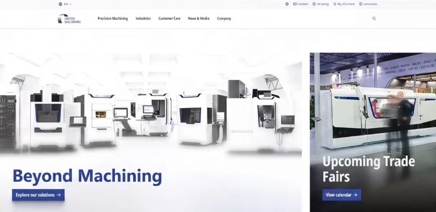 United Machining launches new website experience
