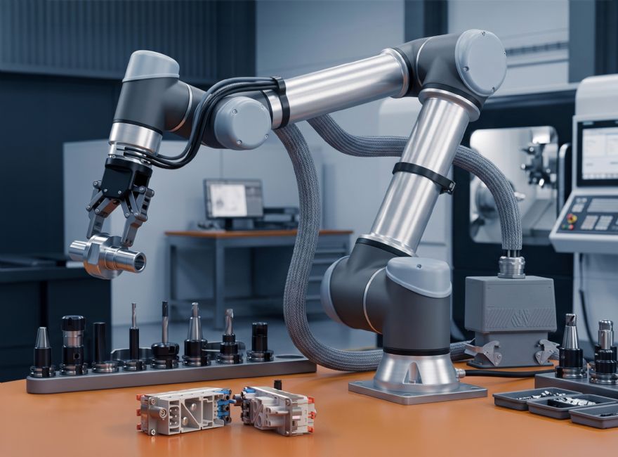 Hybrid connectors help simplify cobot design