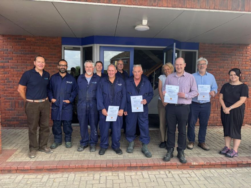 South West Metal Finishing celebrates 700 years of team talent