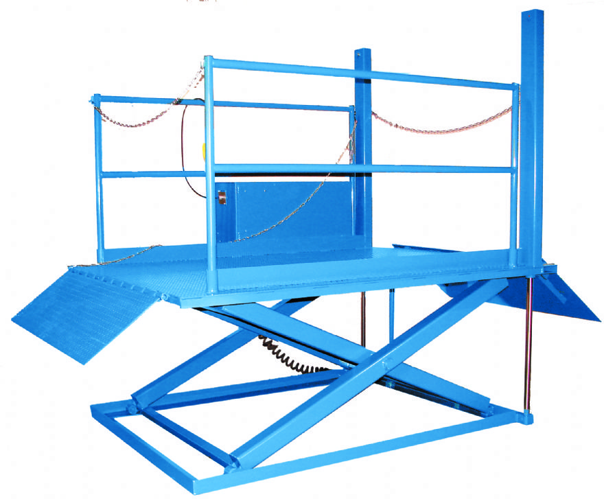 Advance Lifts highlights the 6000 series top of ground dock lifts