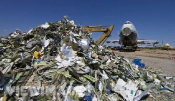 Aircraft scrapping in Prestwick
