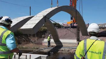 World’s longest ‘flat-pack’ arch bridge