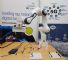Robot arm helps socially-distanced students