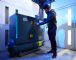 Atlas Copco air compressor selected by manufacturer of bespoke blinds