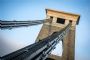 Historic ironwork on Clifton Suspension Bridge refurbished