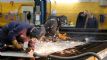 Official steel-cutting milestone for HMS Sheffield