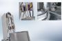 Laser triangulation sensors measure the thickness of metal wheel rims